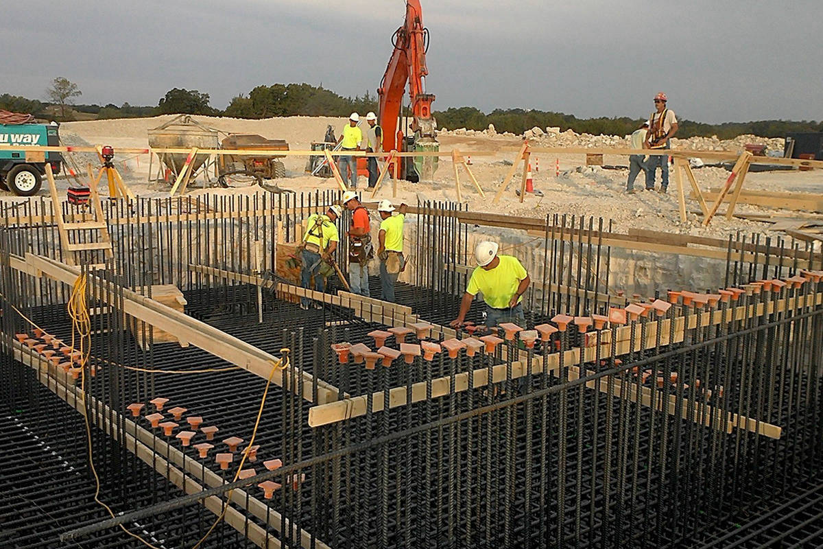 St. Mary's Hospital | Penn Services | Steel Erection | Rebar Installation